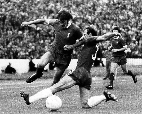 Steve Heighway Football Player Liverpool Aug 1974 evades a sliding tackle during
