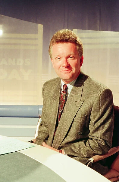 Steve Lee, Presenter, Midlands Today, BBC regional television news service for the West