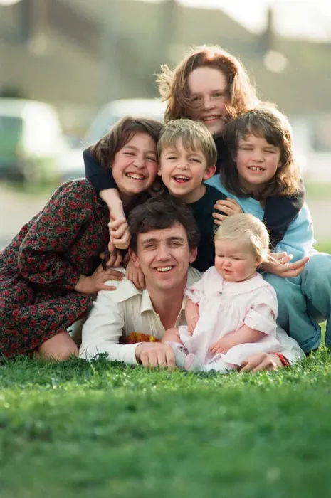 Framed Print : Steven Hurley, winner of Coventry Superdad of the Year, pictured with his five children Framed Print : Steven Hurley, winner of Coventry Superdad of the Year, pictured with his five children