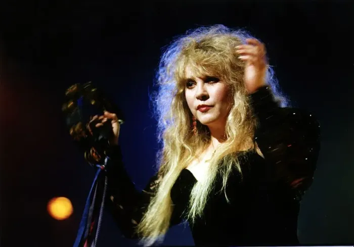 Framed Print : Stevie Nicks Pop Singer with Fleetwood Mac in concert at the Expo at Ghent in Belgium