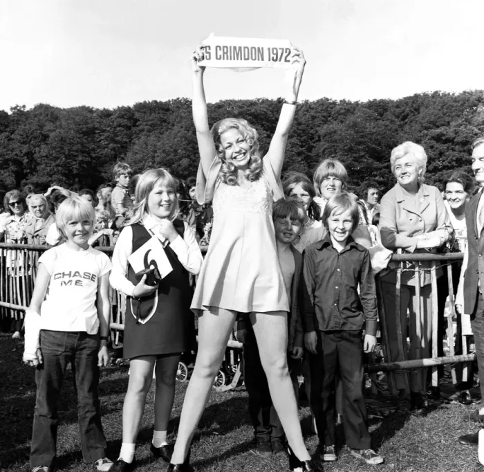 Framed Print : Stevie Turner entered her first big beauty contest the whole village went along to watch Framed Print : Stevie Turner entered her first big beauty contest the whole village went along to watch