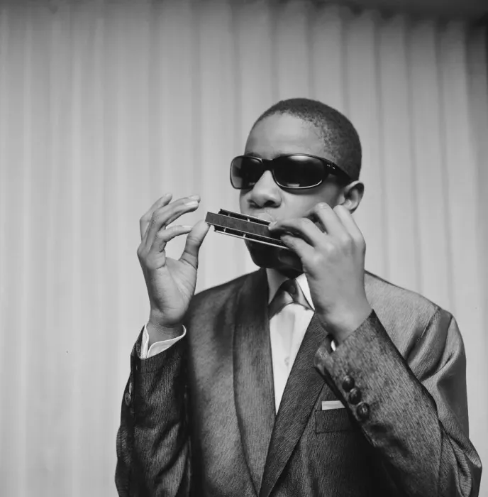 Framed Print : Stevie Wonder musical prodigy who at the age of only 13 years old has packed the Olympic Framed Print : Stevie Wonder musical prodigy who at the age of only 13 years old has packed the Olympic