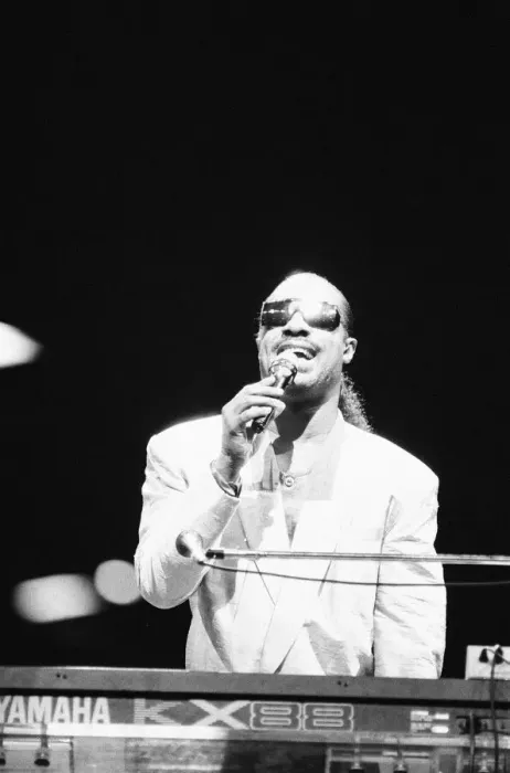 Framed Print : Stevie Wonder at the NEC Arena, Birmingham, England, 25th May 1989 Framed Print : Stevie Wonder at the NEC Arena, Birmingham, England, 25th May 1989