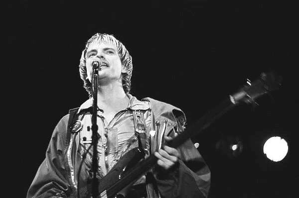 Sting, lead singer of The Police, seen here performing on the first night of the 1979