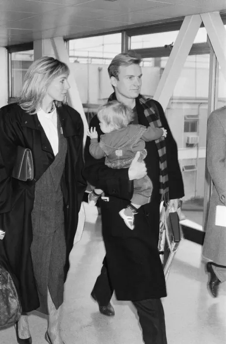 Framed Print : Sting (real name Gordon Sumner) arrives at London Heathrow Airport to fly to Miami