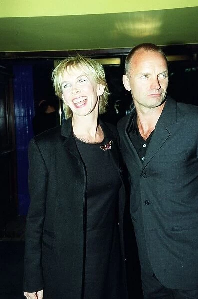 Sting Singer / Actor August 98 Arriving with his wife Trudi