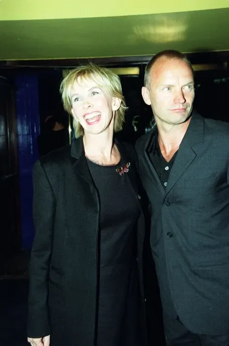 Framed Print : Sting Singer / Actor August 98 Arriving with his wife Trudi for the premiere of Lock Framed Print : Sting Singer / Actor August 98 Arriving with his wife Trudi for the premiere of Lock