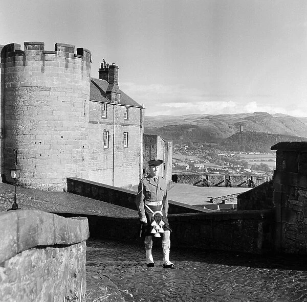 Stirling Castle, Scotland. 7th November 1956
