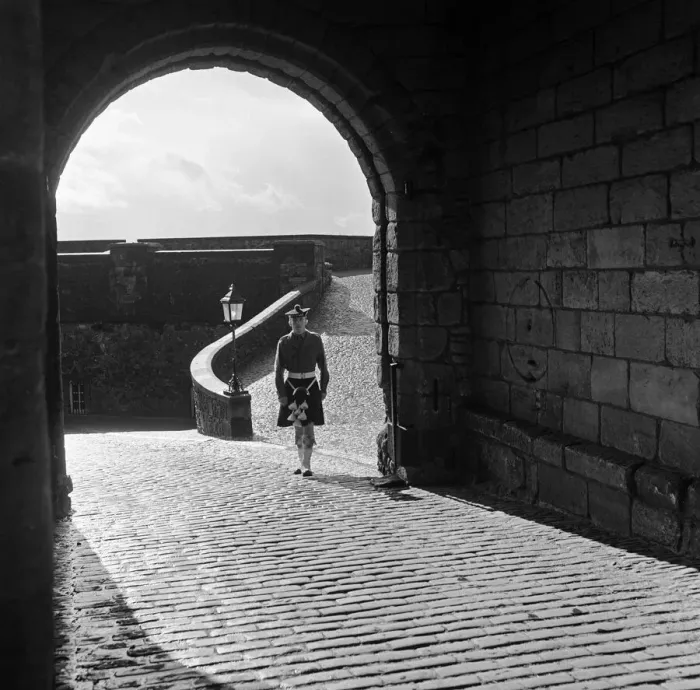 Framed Print : Stirling Castle, Scotland. 7th November 1956