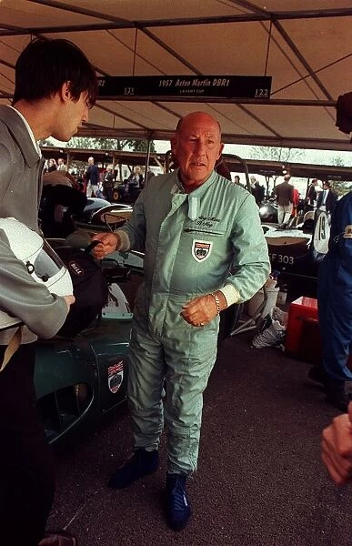 Stirling Moss October 98 Former world motorracing champion at the 50th Goodwood