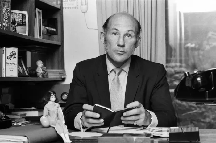 Framed Print : Stirling Moss pictured in his office / home in Shepherds Market, London. 3rd August 1973 Framed Print : Stirling Moss pictured in his office / home in Shepherds Market, London. 3rd August 1973