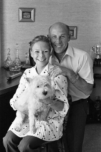 Stirling Moss and his wife Susie. 22nd May 1980