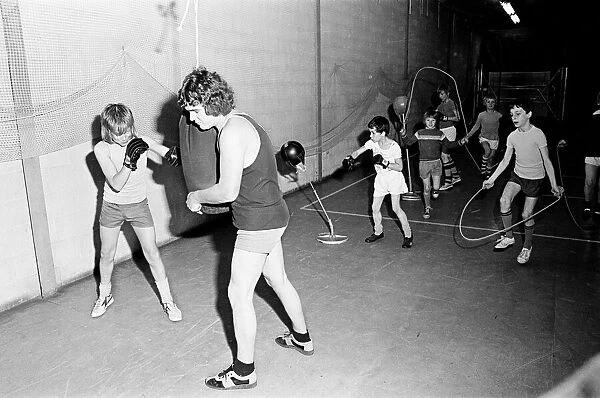 Stockton Amateur Boxing Club, Stockton, County Durham, North East England, 1975
