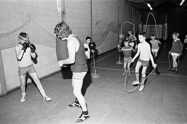 Stockton Amateur Boxing Club, Stockton, County Durham, North East England, 1975
