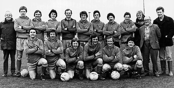 Stockton Buffs Football Team, 11th March 1980. The Buffs put up a good performance to