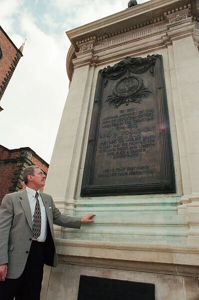Stockton Cenotaph, 14th May 1997. Terry Thwaites
