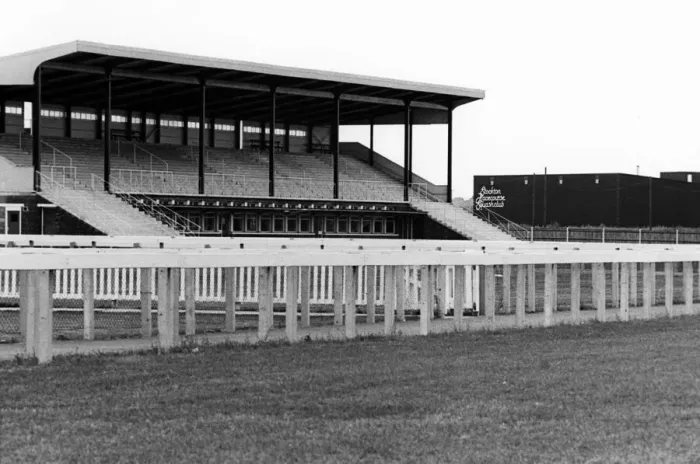 Framed Print : Stockton Racecourse (September 1855 - 16 June 1981), also known as Teesside Park Framed Print : Stockton Racecourse (September 1855 - 16 June 1981), also known as Teesside Park