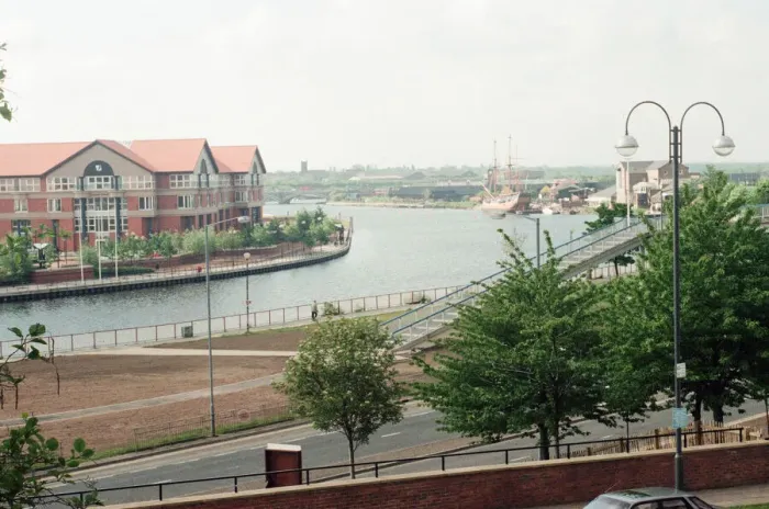 Framed Print : Stockton Riverside Development, 1st June 1995 Framed Print : Stockton Riverside Development, 1st June 1995