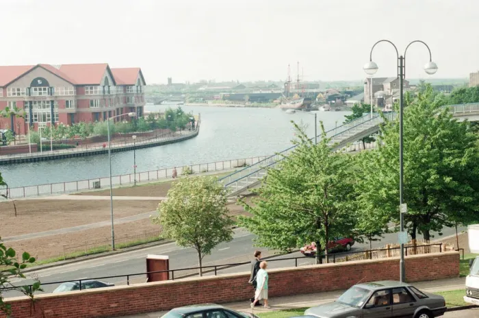 Framed Print : Stockton Riverside Development, 1st June 1995 Framed Print : Stockton Riverside Development, 1st June 1995