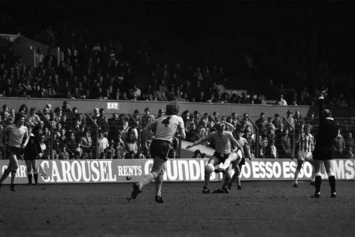 Framed Print : Stoke 0 v. Sunderland 1. April 1982 MF06-28-022 Local Caption Division 1 Football Framed Print : Stoke 0 v. Sunderland 1. April 1982 MF06-28-022 Local Caption Division 1 Football