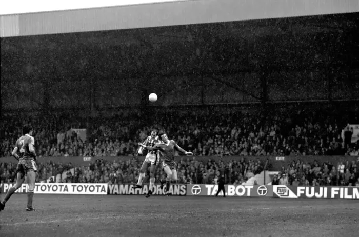 Framed Print : Stoke 1 v. Birmingham 0. Division 1 Football City. October 1981 MF04-10-020 Framed Print : Stoke 1 v. Birmingham 0. Division 1 Football City. October 1981 MF04-10-020