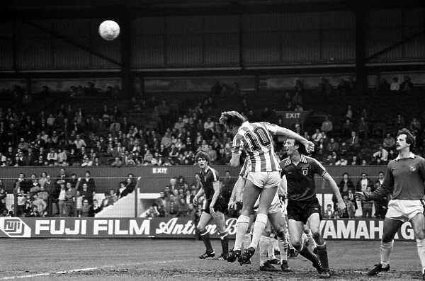 Stoke City 2 v. Sunderland 0. Division One Football. April 1981 MF02-18-034
