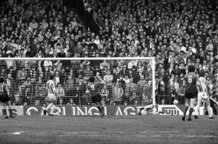 Framed Print : Stoke City 2 v. Sunderland 0. Division One Football. April 1981 MF02-18-069