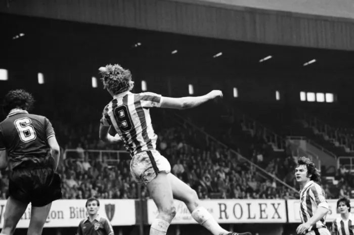 Framed Print : Stoke City 2 v. Sunderland 0. Division One Football. April 1981 MF02-18-068