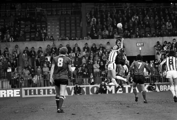 Stoke City 2 v. Sunderland 0. Division One Football. April 1981 MF02-18-006
