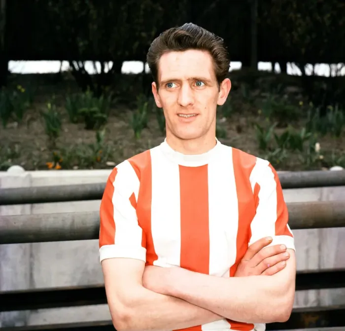Framed Print : Stoke City FC Kinnell. Circa 1965