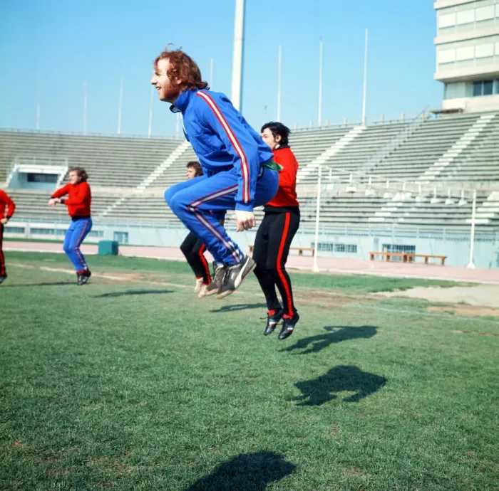 Framed Print : Stoke City FC in training at Olympic stadium. Terry Conroy. March 1973 Framed Print : Stoke City FC in training at Olympic stadium. Terry Conroy. March 1973