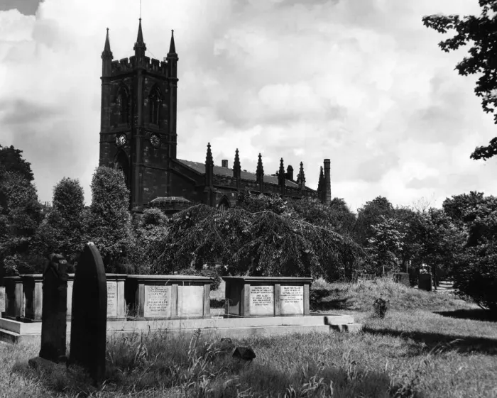 Framed Print : Stoke parish church, mother'church of north Staffordshire Framed Print : Stoke parish church, mother'church of north Staffordshire