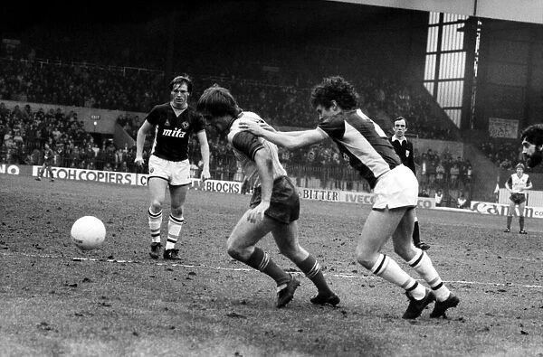 Stoke v. Aston Villa. March 1984 MF14-21-017 The final score was a one nil