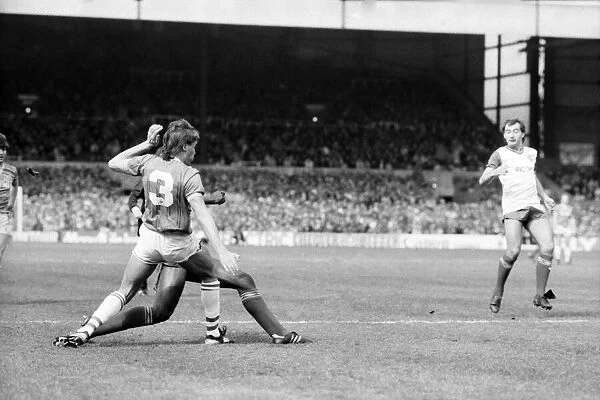 Stoke v. Everton. April 1985 MF21-51a-052 The final score was a two nil victory to
