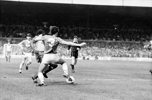 Stoke v. Everton. April 1985 MF21-51a The final score was a two nil victory to