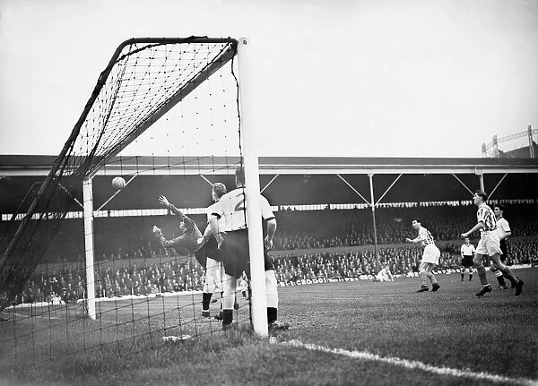 Stoke v Grimsby. league match, Saturday 5th October 1957