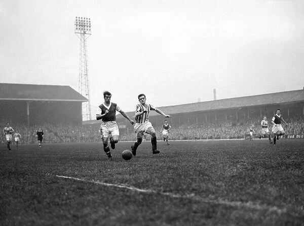 Stoke v Ipswich, league match, Saturday 26th October 1957