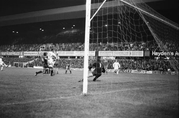 Framed Print : Stoke v Kaiserslauten, UEFA Cup match at the Victoria Ground Framed Print : Stoke v Kaiserslauten, UEFA Cup match at the Victoria Ground