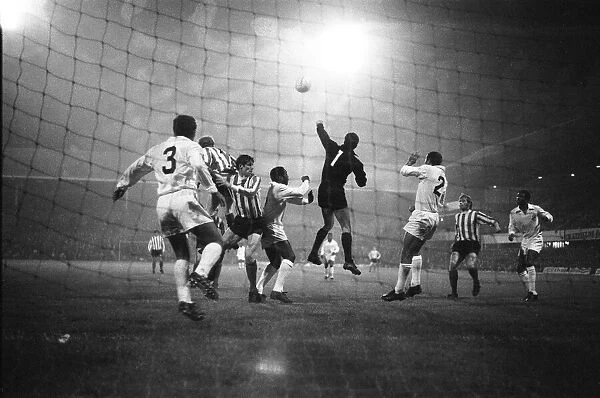 Stoke v Santos, friendly, 23rd September 1969. Final score