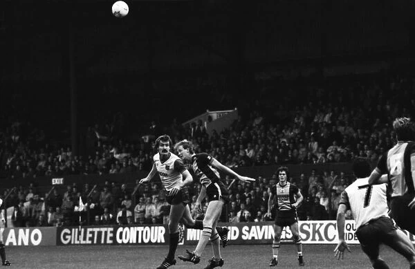 Stoke. v. Southampton. October 1984 MF18-03-013 The final score was a three one