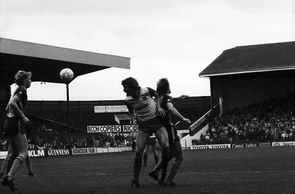 Stoke. v. Southampton. October 1984 MF18-03-031 The final score was a three one