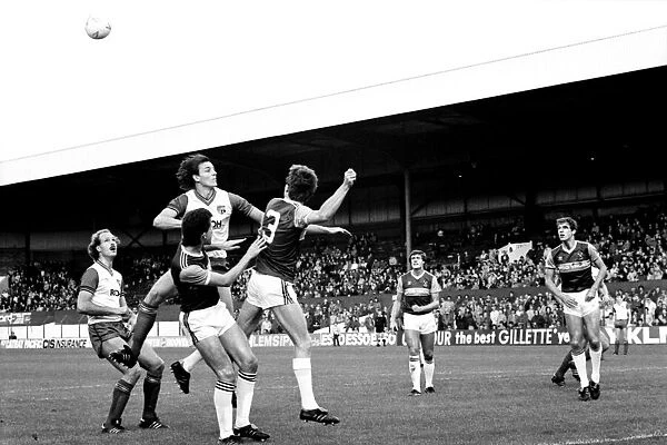 Stoke v. West Ham. October 1984 MF18-06-032 The final score was a four two