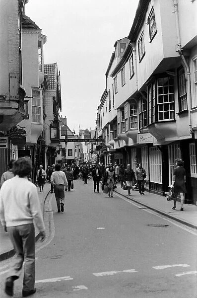Stonegate, York, North Yorkshire. September 1971