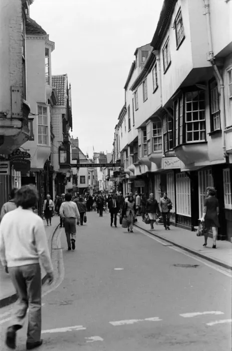 Framed Print : Stonegate, York, North Yorkshire. September 1971 Framed Print : Stonegate, York, North Yorkshire. September 1971