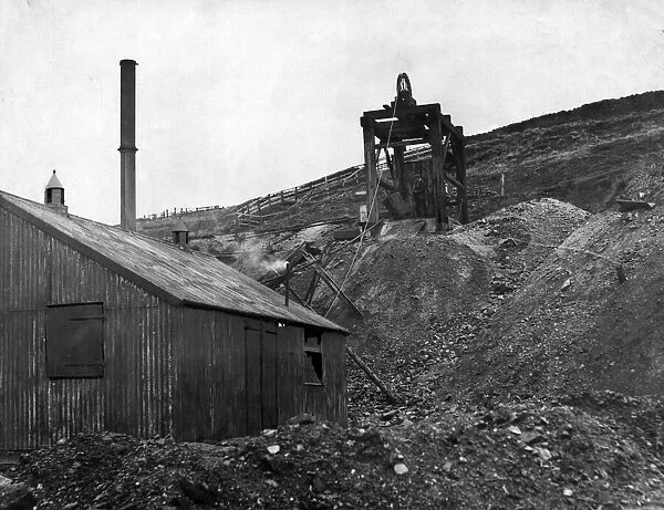 Stotsfield Burn Lead Mine, at Rookhope in County Durham. Work has been restarted there