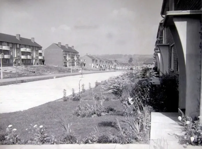 Framed Print : Stourbridge is proud of its home-building record. This view shows some of