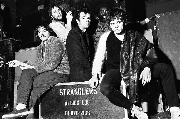 The Stranglers, 5th October 1977. Member of the Rock Group The Strangler