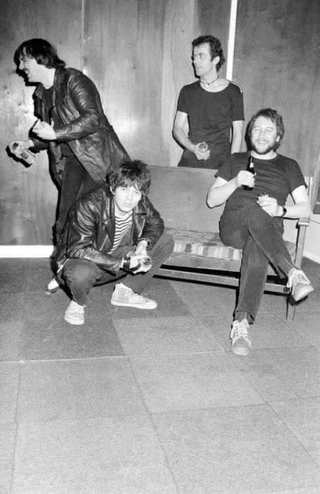 Framed Print : The Stranglers seen here receiving their Daily Mirror Pop Club awards Framed Print : The Stranglers seen here receiving their Daily Mirror Pop Club awards