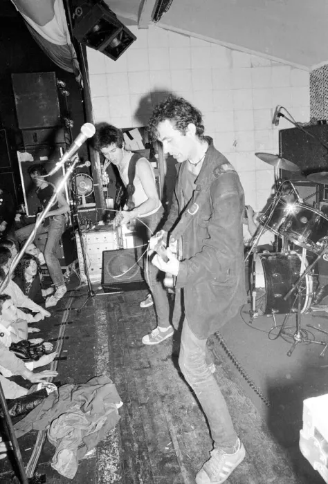 Framed Print : The Stranglers seen here on stage at their Manchester Concert June 1977 Framed Print : The Stranglers seen here on stage at their Manchester Concert June 1977