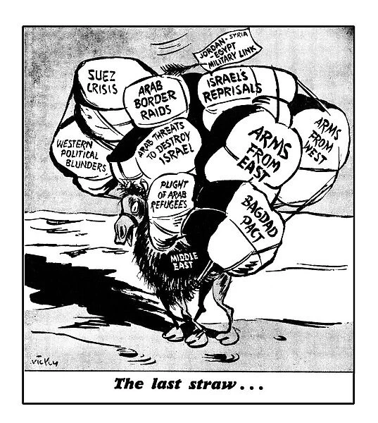 The last straw. Vicky 31st October 1956 Vickys take on the Suez Crisis